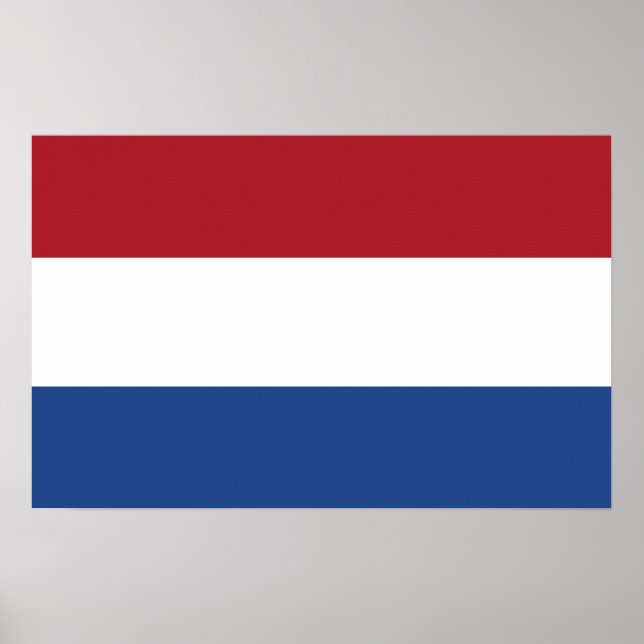 Impression de toile avec drapeau de Pays-Bas (Devant)