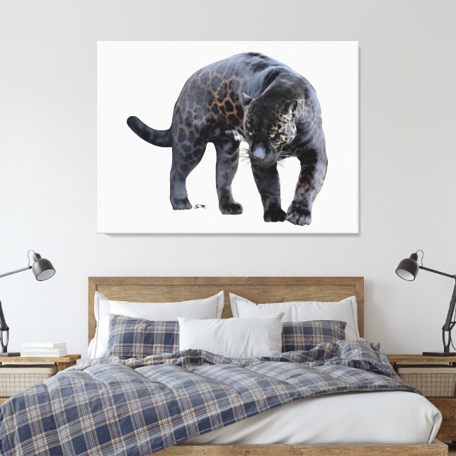 Impression de toile blanche de Jaguar Diablo (Insitu(Chambre))