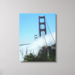 Impression de toile - Brouillard au-dessus du pont
