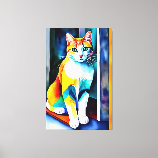 Impression de toile chat/chaton (Recto)
