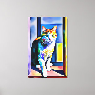 Impression de toile chat/chaton