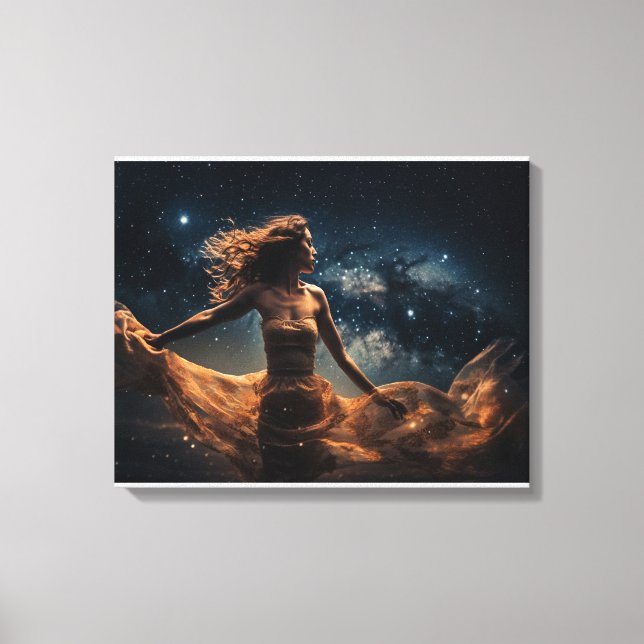 Impression de toile Cosmic Godess (Recto)