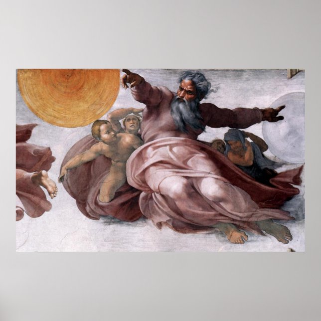 Impression de toile - Création de Soleil, Lune et  (Devant)