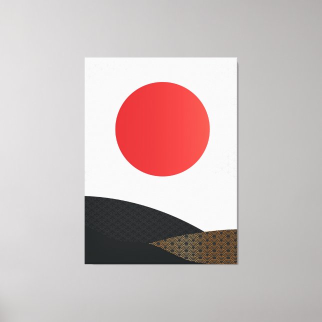 Impression de toile d'art de style japonais (Recto)