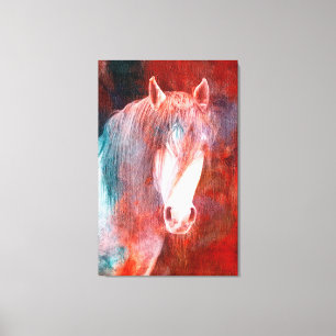 Impression de toile de cheval