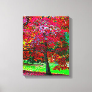 Impression de toile de l'érable japonais