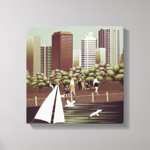Impression de toile de paysage urbain