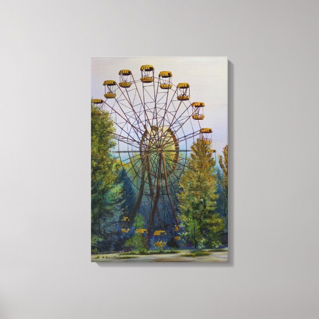Impression de toile de peinture de roue Pripyat Fe (Recto)