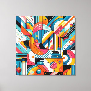 Impression de toile d'étirement - Art géométrique 