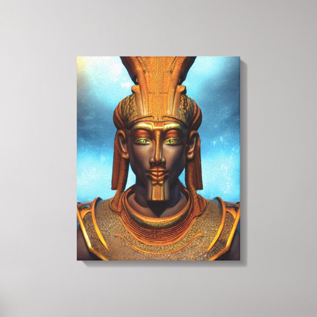 Impression de toile égyptienne Osiris (Recto)