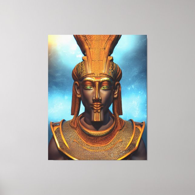Impression de toile égyptienne Osiris (Recto)