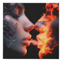 Impression de toile enroulée Faux