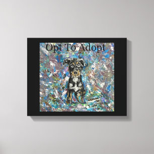 Impression de toile étirée