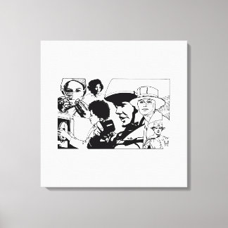 Impression de toile étirée