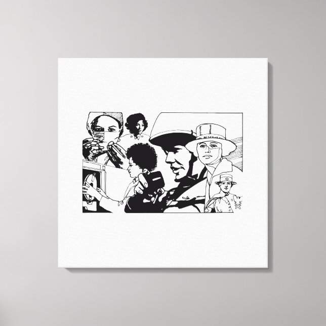 Impression de toile étirée (Recto)