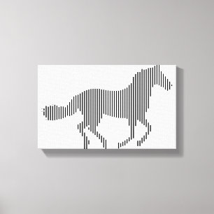 Impression de toile étirée