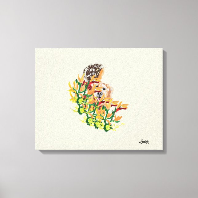 Impression de toile étirée : Buddies (Recto)
