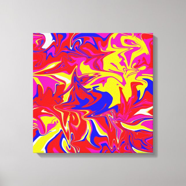 Impression de toile étirée couleur (Recto)