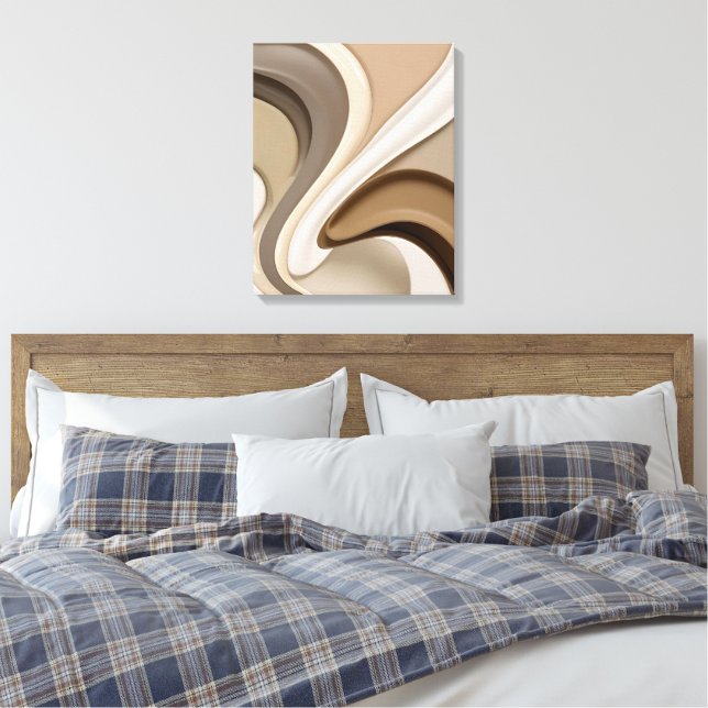 Impression de toile étirée dans un graphique éléga (Insitu(Chambre))