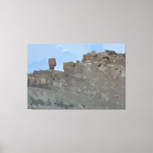 Impression de toile étirée de la roche de solde