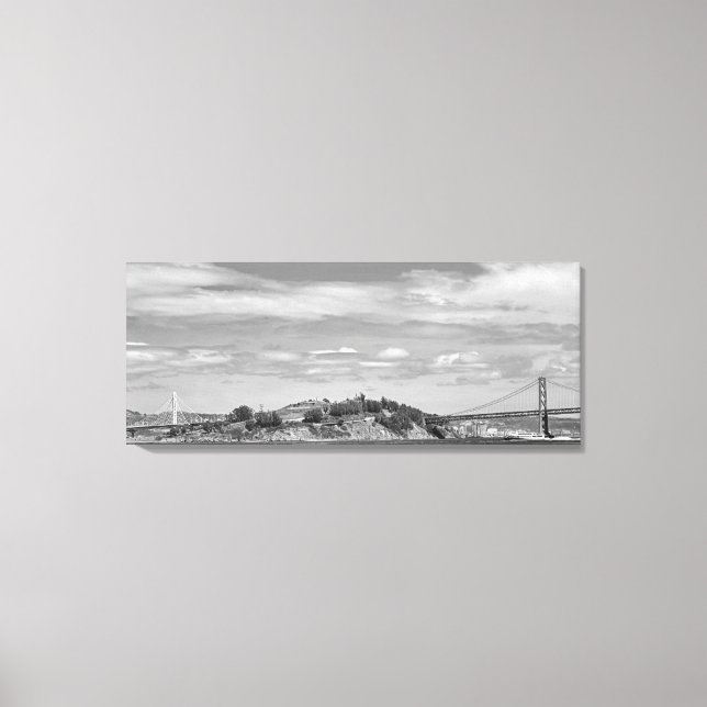 Impression de toile étirée du pont Bay (Recto)