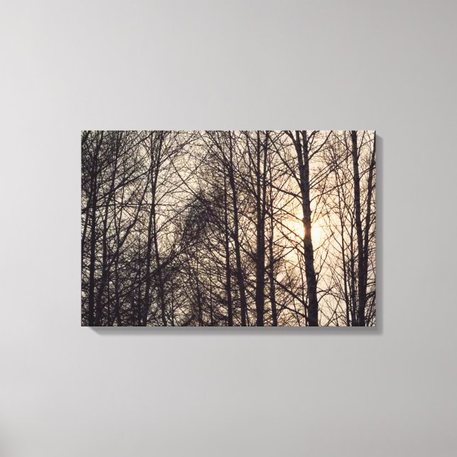 Impression de toile étirée Forêt 27 (Recto)