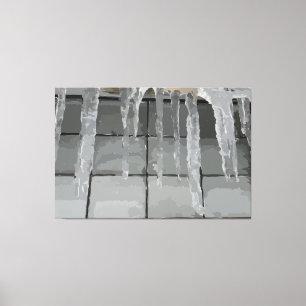 Impression de toile étirée Icicle