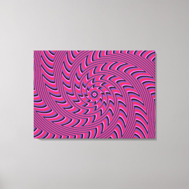 Impression de toile étirée spirale (Recto)