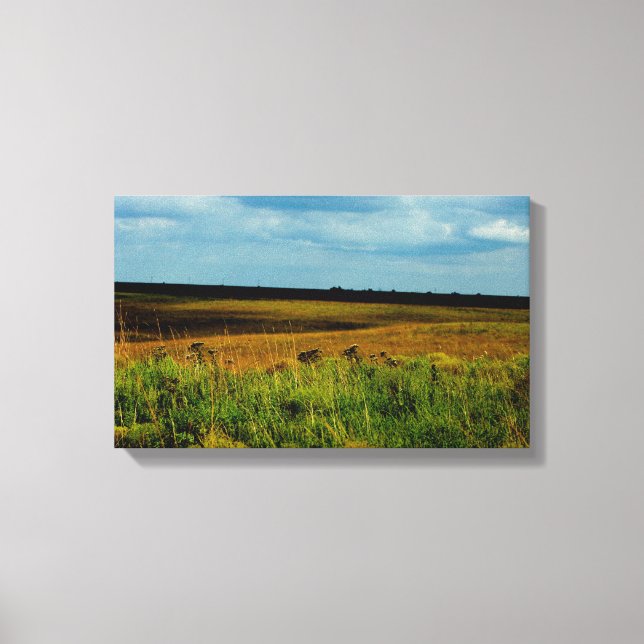 Impression de toile Flint Hills of Kansas (Recto)
