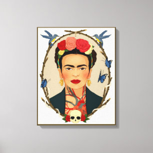 impression de toile frida kahlo