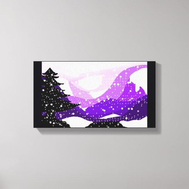 Impression de toile Lilac Valley (Recto)