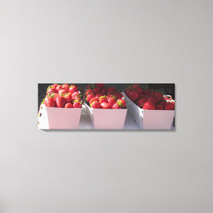Impression de toile - Paniers fraises