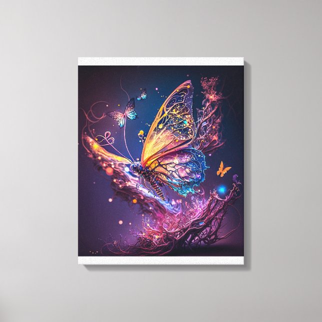 Impression de toile papillon Dreamy (Recto)