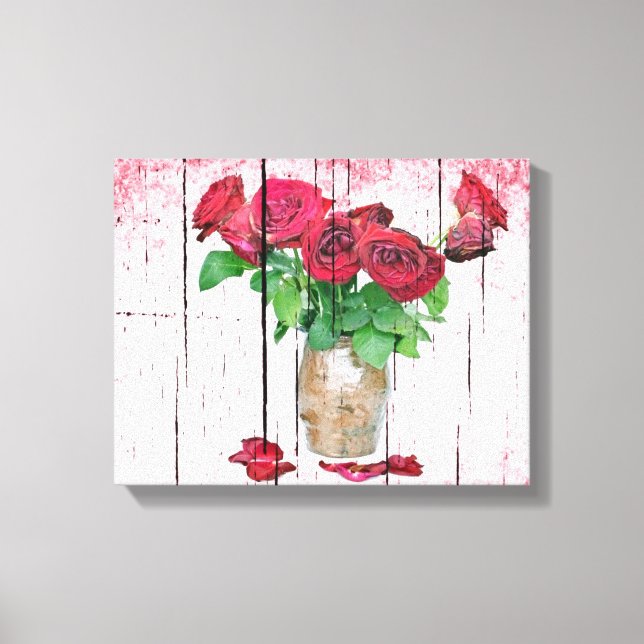Impression de toile rose (Recto)