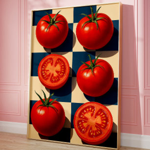 Impression de tomates rétrospective, cuisine photo