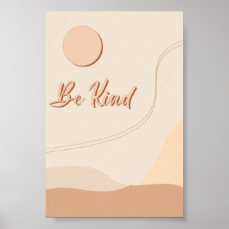 Impression de typographie boho neutre Citation Soi