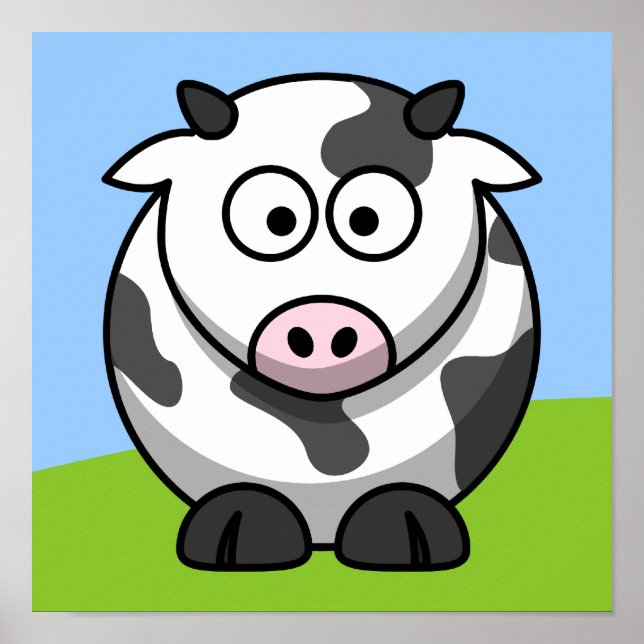 Impression de vache mignonne (Devant)