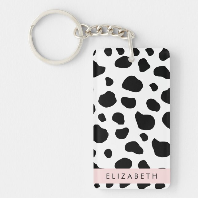 Impression De Vache, Spots De Vache, Noir Et Blanc (Devant)