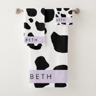 Impression De Vache, Spots De Vache, Noir Et Blanc
