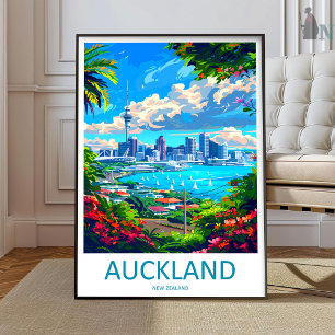 Impression de voyage à Auckland, décoration murale