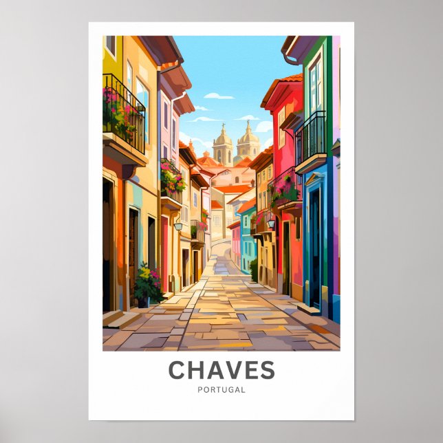 Impression de voyage de Chaves Portugal (Devant)