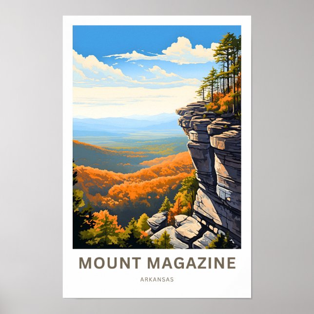 Impression de voyage de Mount Magazine Arkansas (Devant)