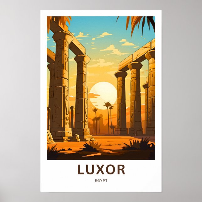 Impression de voyage Luxor Egypt (Devant)