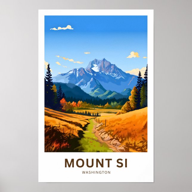 Impression de voyage Mount Si Washington (Devant)
