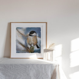Impression des beaux-arts de Chickadee