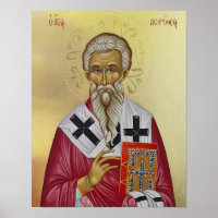 Impression d'icône orthodoxe de saint Dorothée de 
