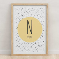 Impression d'initiale de nom - Nurserie - Chambre 