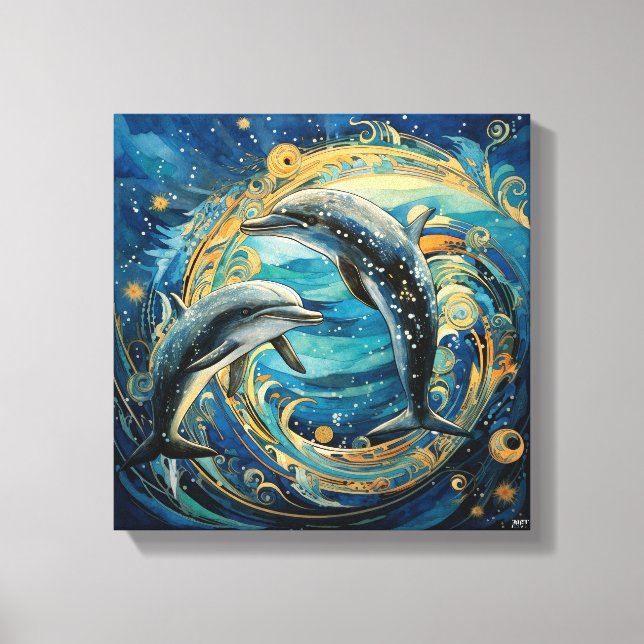 Impression Dolphin Art (Recto)