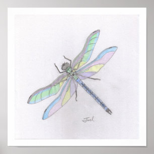 Impression DRAGONFLY (11 po x 11 po)