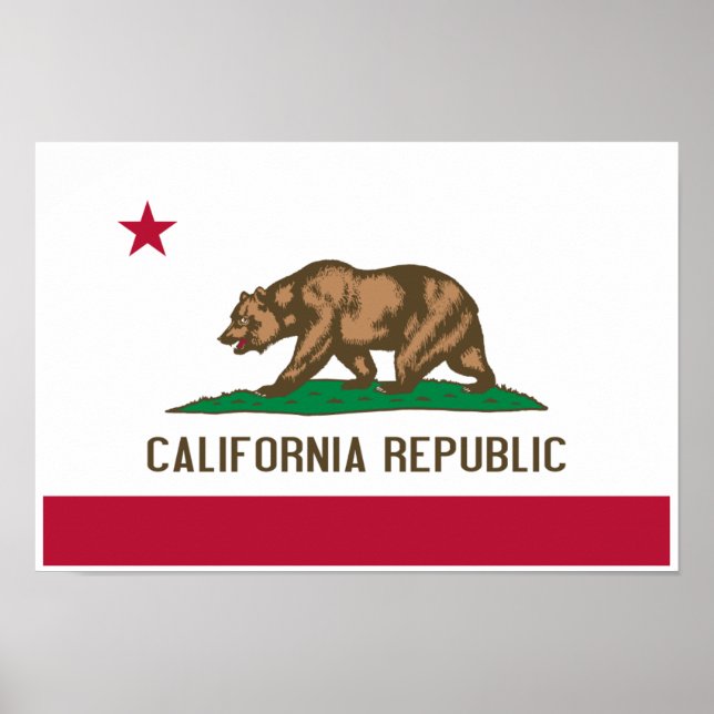 Impression drapeau de Californie (Devant)
